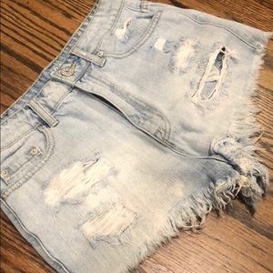 BDG Super High Rise Cheeky Jean Shorts